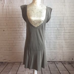 Free People Low V neck dress in Small